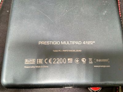 Лот: 8306503. Фото: 1. Неисправный планшет Prestigio... Планшеты