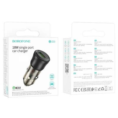 Лот: 22142763. Фото: 1. АЗУ BOROFONE BZ-23 USB single... Зарядные устройства, блоки питания, адаптеры сетевые для смартфонов