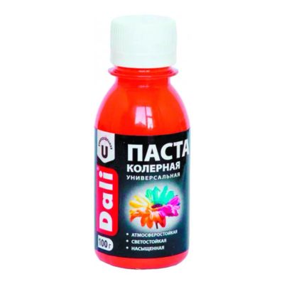 Лот: 20536870. Фото: 1. Паста колеровочная 0,1л персиковый... Краски, лаки, растворитель