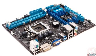 Лот: 8545147. Фото: 1. i3 3220 + ASUS P8B75-M LX PLUS... Материнские платы