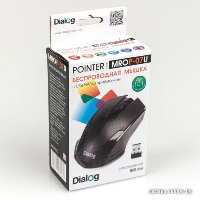 Лот: 10856826. Фото: 1. Мышь Dialog Pointer MROP-07U. Клавиатуры и мыши