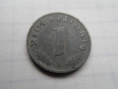 Лот: 10547295. Фото: 1. Германия (Третий рейх) 1 рейхспфенниг... Германия и Австрия