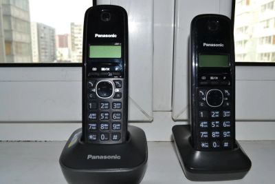 Лот: 11139490. Фото: 1. Цифровой беспроводной телефон... DECT и радиотелефоны