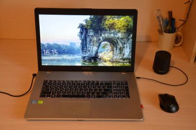 Лот: 9179709. Фото: 1. Asus N76 VJ (Мультимедийный ноутбук... Ноутбуки