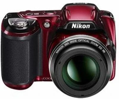 Лот: 15427342. Фото: 1. Nikon Coolpix L810 (красный) большое... Цифровые компактные
