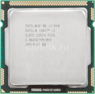 Лот: 7245679. Фото: 1. Процессор Intel® Core™ i3-540... Процессоры