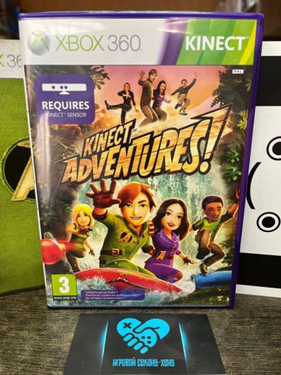 Лот: 23410540. Фото: 1. Kinect Adventures! В Идеале. Лицензионный... Игры для консолей