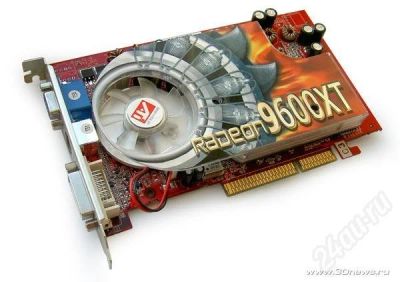 Лот: 550325. Фото: 1. AGP Gecube ATI Radeon 9600 Xtreme... Видеокарты