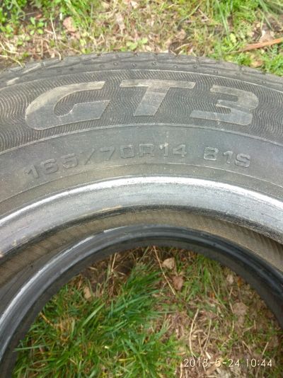 Лот: 11570943. Фото: 1. Шины GY GT3 165/70/14. Шины
