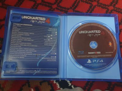 Лот: 17407957. Фото: 1. Uncharted 4 Диск PS4 (подходит... Игры для консолей