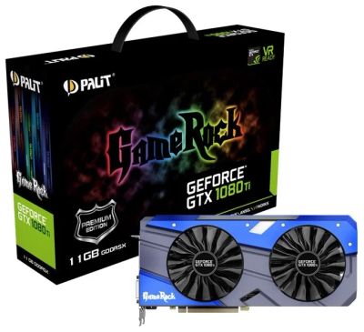 Лот: 11312727. Фото: 1. GTX1080Ti GameRock Premium 11G. Видеокарты