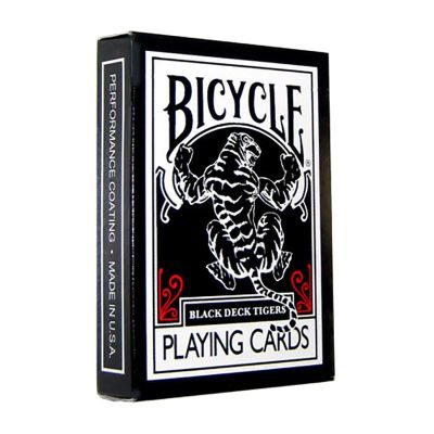 Лот: 13007530. Фото: 1. Карты Bicycle Black Tiger Red... Настольные игры, карты