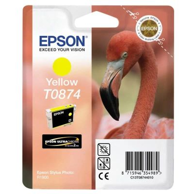 Лот: 5362893. Фото: 1. Картридж струйный Epson C13T08744010... Картриджи, расходные материалы