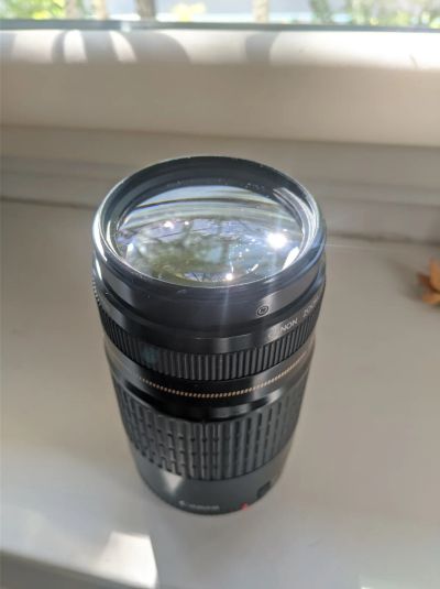 Лот: 16170542. Фото: 1. объектив Canon zoom lens EF 75-300mm... Объективы