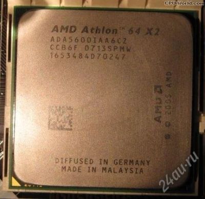 Лот: 4130631. Фото: 1. Процессор AMD Athlon 64 X2 5600... Процессоры