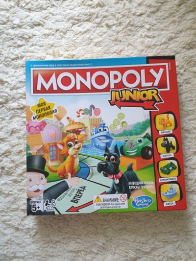 Лот: 15676751. Фото: 1. Игра "Monopoly junior". Детские настольные игры