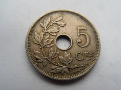 Лот: 10862131. Фото: 1. Бельгия 5 сантимов 1928 Надпись... Европа