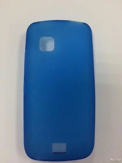 Лот: 12964474. Фото: 1. Чехол Nokia C5-03 Силикон Синий... Чехлы, бамперы