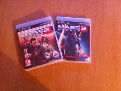 Лот: 3509429. Фото: 1. mass effect 2 + mass effect 3. Игры для консолей
