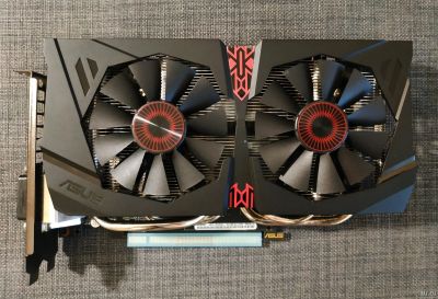 Лот: 14354805. Фото: 1. Видеокарта ASUS GeForce GTX 960... Видеокарты