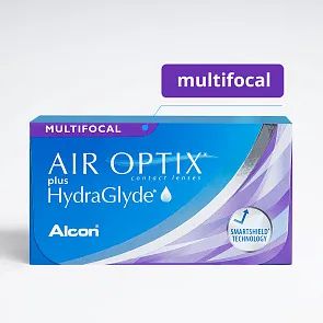 Лот: 25495610. Фото: 1. AIR OPTIX plus HydraGlyde Multifocal... Оправы для очков
