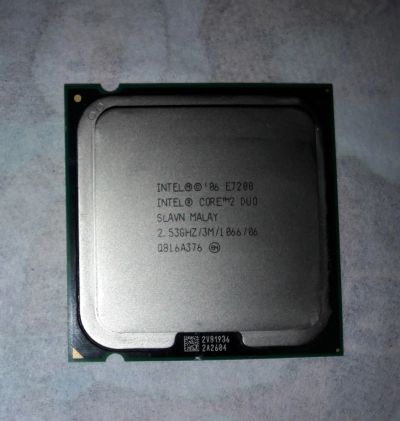 Лот: 14994816. Фото: 1. Процессор Intel Core 2 Duo E7200... Процессоры