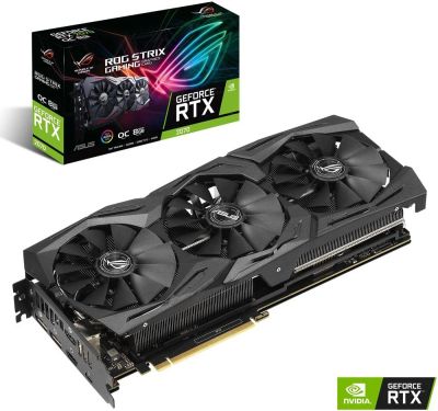 Лот: 15258231. Фото: 1. Asus GeForce RTX 2070 STRIX Gaming... Видеокарты
