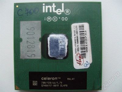 Лот: 292229. Фото: 1. Intel Celeron 700/128k/66/s370. Процессоры