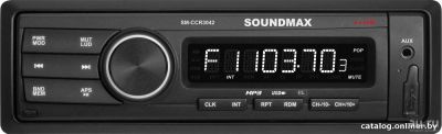 Лот: 8260720. Фото: 1. Автомобильная магнитола Soundmax... Автомагнитолы