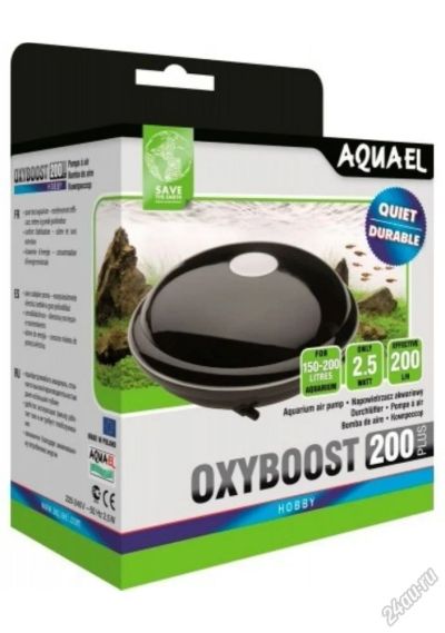 Лот: 5749172. Фото: 1. Компрессор AquaEL Oxyboost AP... Оборудование
