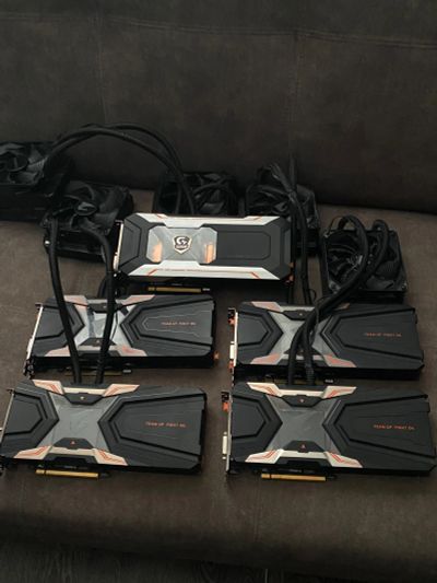 Лот: 19059591. Фото: 1. GTX 1080ti Aorus Xtreme waterforce... Видеокарты