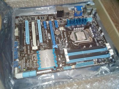 Лот: 11052808. Фото: 1. Asus P8Z77-V LK. Материнские платы