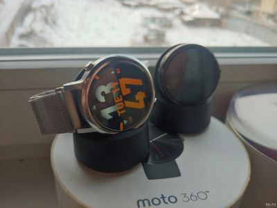 Лот: 18467896. Фото: 1. Часы Moto 360 gen 2 (46mm) + большой... Смарт-часы, фитнес-браслеты, аксессуары