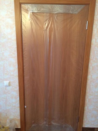 Лот: 6966803. Фото: 1. Дверь деревянная (ламинат, орех... Двери межкомнатные