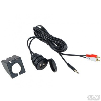 Лот: 17251952. Фото: 1. Кабель USB INTRO CON USB-AUX кабель... Антенны автомобильные