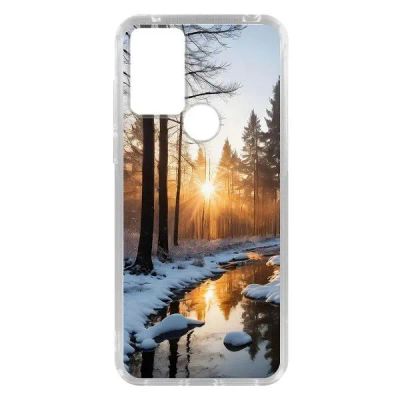 Лот: 25134605. Фото: 1. Чехол Krutoff Clear Case "Весна... Чехлы, бамперы
