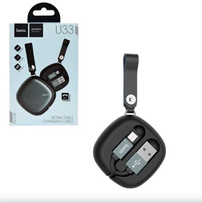 Лот: 16328562. Фото: 1. Кабель micro USB U33 0,9М рулетка... Дата-кабели, переходники