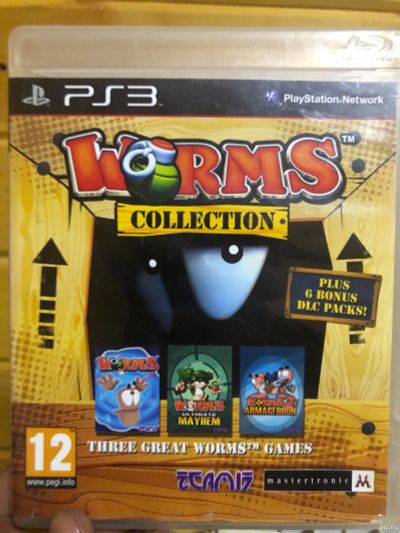 Лот: 15311315. Фото: 1. Worms collection ps3. Игры для консолей