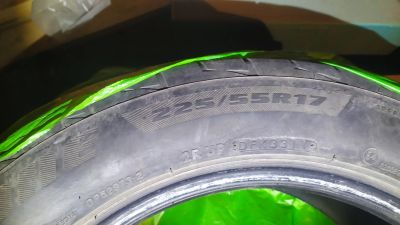 Лот: 15806677. Фото: 1. 225/55 R17 Bridgestone Potenza. Шины