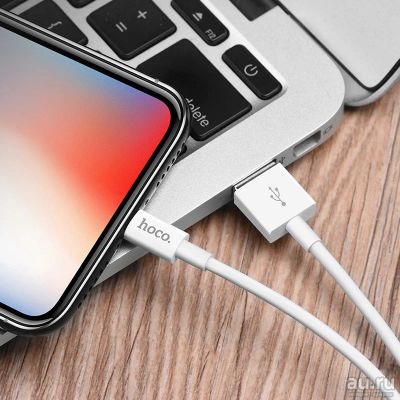 Лот: 18270324. Фото: 1. Кабель Hoco X23 USB Type A - Lightning... Дата-кабели, переходники