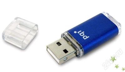 Лот: 684333. Фото: 1. флэшка на 2 гига голубая. USB-флеш карты