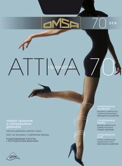 Лот: 8817913. Фото: 1. колготки omsa attiva 70 daino... Колготки, чулки