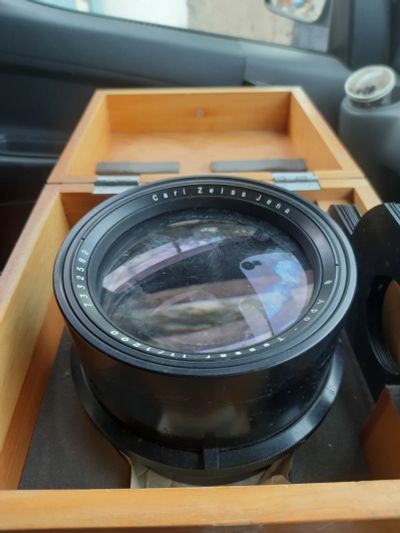 Лот: 25371484. Фото: 1. Объектив Carl Zeiss Jena Apo -Tessar... Крышки, бленды