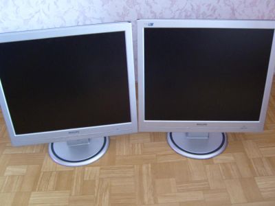 Лот: 3953869. Фото: 1. Два мониторa Philips 170S 17... ЖК-мониторы