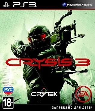 Лот: 2916185. Фото: 1. Crysis 3 для PS3(play station... Игры для консолей