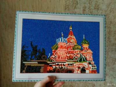 Лот: 9580894. Фото: 1. Картина "Московский собор" алмазная... Вышивание