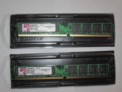 Лот: 6121677. Фото: 1. 2 x DIMM DDRII 2048Mb Kingston... Оперативная память