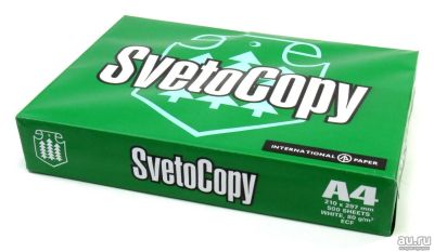 Лот: 13503663. Фото: 1. А4 бумага SvetoCopy (Светокопи... Бумага