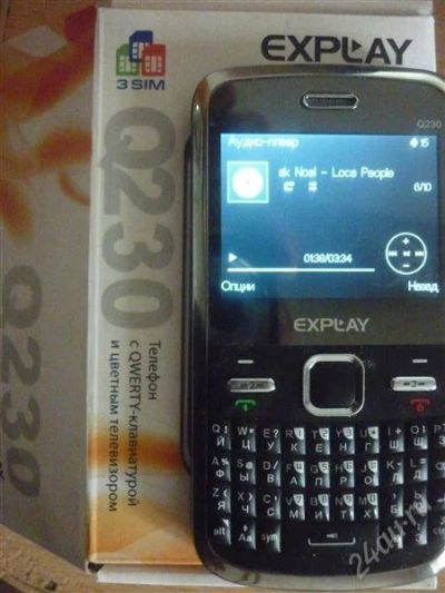 Лот: 2008017. Фото: 1. Сотовый телефон Explay Q230 (поддержка... Смартфоны
