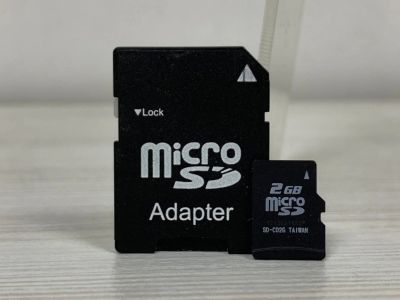 Лот: 16059032. Фото: 1. Карта памяти microSD 2GB + SD... Карты памяти